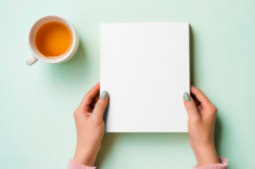 PNG book cover mockup, transparent design