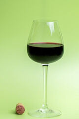 glass of red wine