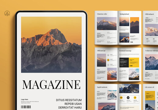 Minimal Magazine Template