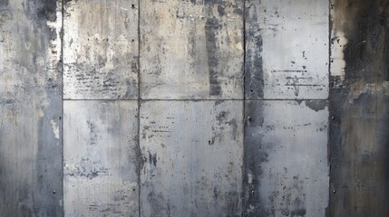 Obraz premium A grey concrete wall with subtle textures, offering a raw and industrial background for modern designs.