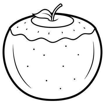 recommend clip art: Dulce de Coco line art vector illustration