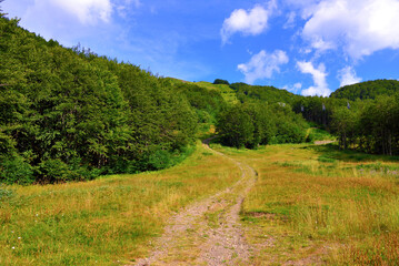panorama of the aveto valley genoa italy