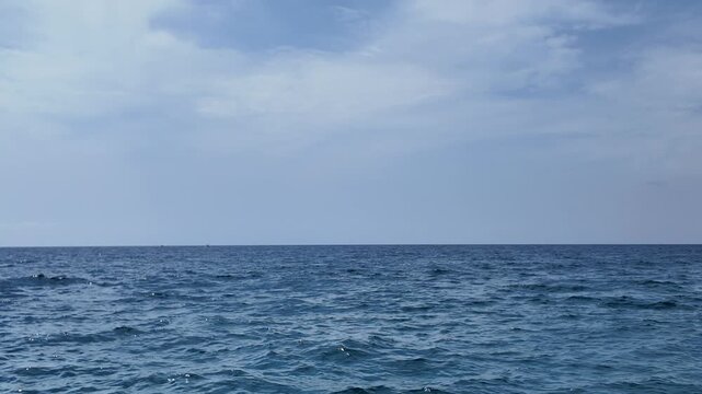 stormy sky over sea