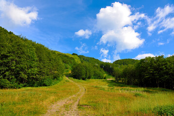 panorama of the aveto valley genoa italy