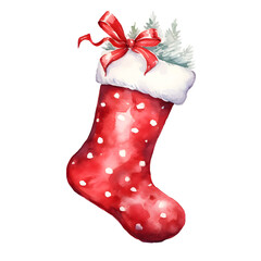 Vibrant Watercolor Christmas Filled with Festive Gifts and