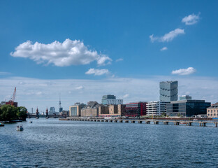 Business Hub: Berlin's Corporate Landscape Near Molecule Man