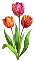 bouquet of tulips