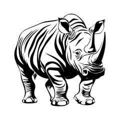 Fototapeta premium black and white animal vector types of animals about animals