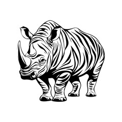 black and white animal vector types of animals about animals