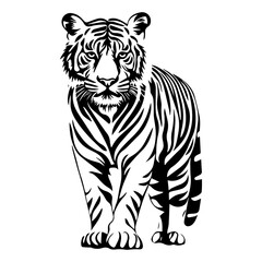 Obraz premium black and white animal vector types of animals about animals