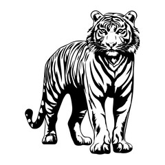 Obraz premium black and white animal vector types of animals about animals