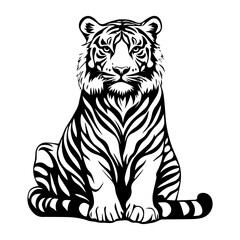 Obraz premium black and white animal vector types of animals about animals