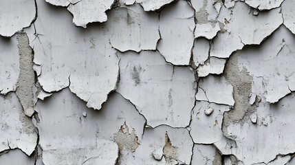 Obraz premium Grey concrete breaks wall texture.