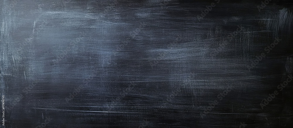 Poster Blank blackboard chalkboard with handwritten text in chalk providing a great texture for text. with copy space image. Place for adding text or design
