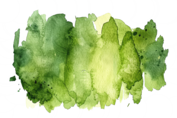 expressive splash of green powder creating a vibrant texture