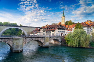 Bern, Switzerland on the Aare River