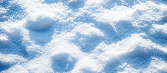 Snow texture Background image featuring snow coverage. with copy space image. Place for adding text or design