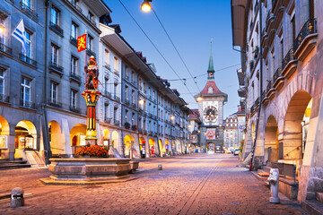 Bern, Switzerland with the Zytglogge Clock Tower