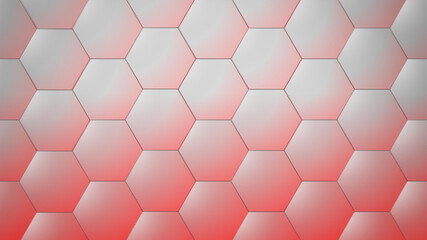 Creative Red hexagons geometric Abstract vector background. Red geometric vector illustration. light red shad gradient background. white and red, orange and red with white background. red background