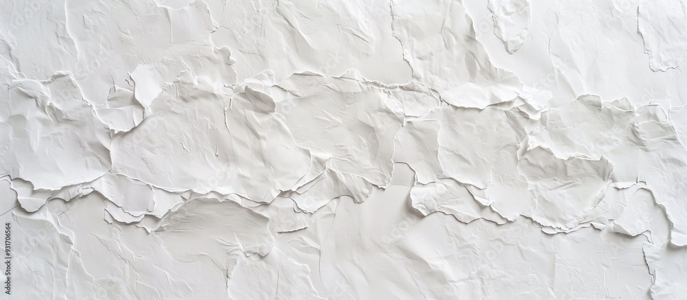 Poster White textured background of watercolor paper. with copy space image. Place for adding text or design