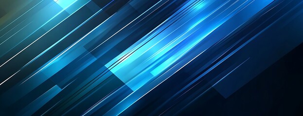 Obraz premium Abstract blue and black diagonal stripes background.