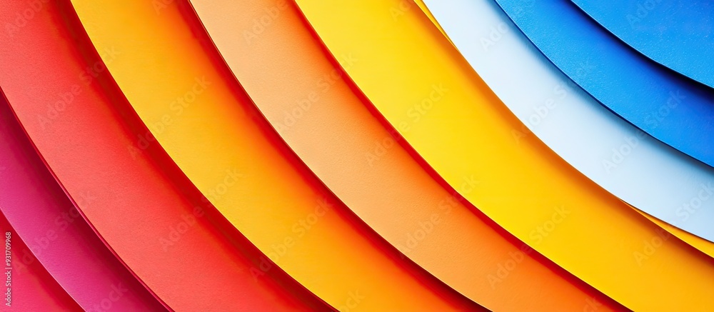 Poster Colorful paper pattern texture and background. with copy space image. Place for adding text or design