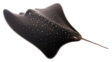 PNG A black stingray white background animal shark.