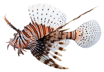 PNG Lion fish aquarium animal water.