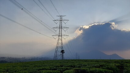 Power Lines and Clouds