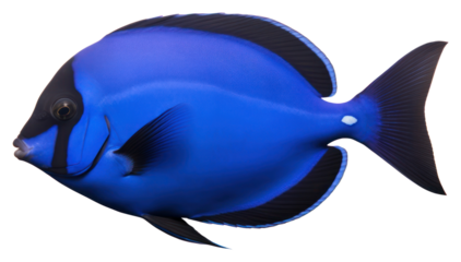 PNG A regal blue tang animal fish sea.