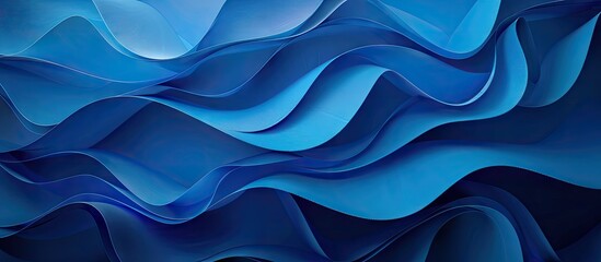 Fototapeta premium Abstract background featuring a blue paper texture. with copy space image. Place for adding text or design