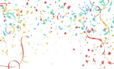 Festive color  with place for text design with colorful confetti for party celebration