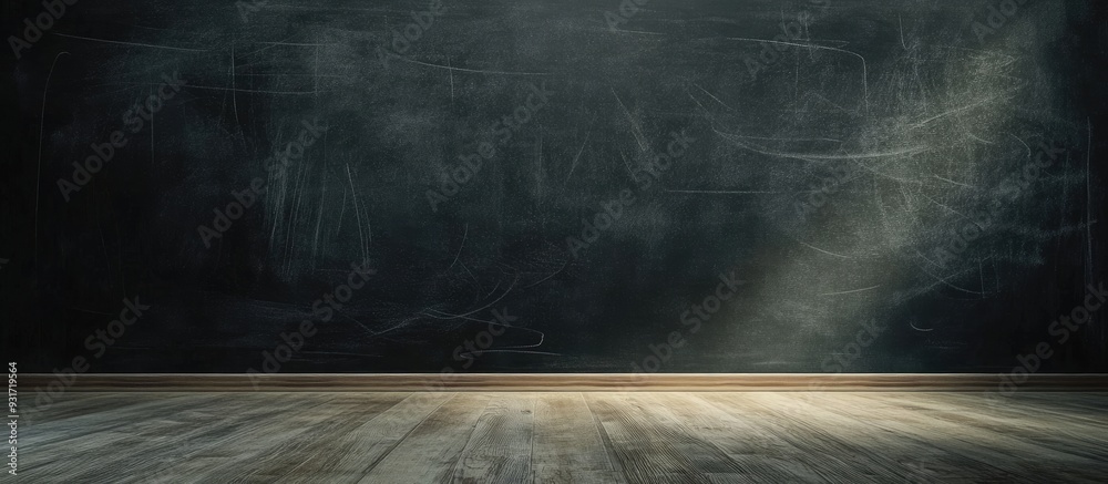 Aufkleber blackboard empty space. with copy space image. Place for adding text or design
