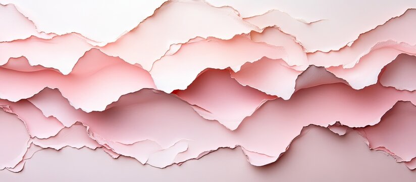 Blush goffering delicate paper texture. with copy space image. Place for adding text or design