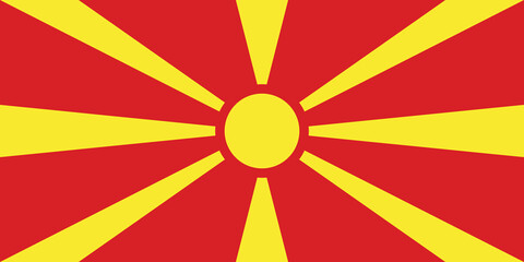 Flag of North Macedonia