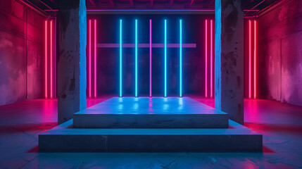 Minimalist White Podium for Product Presentation