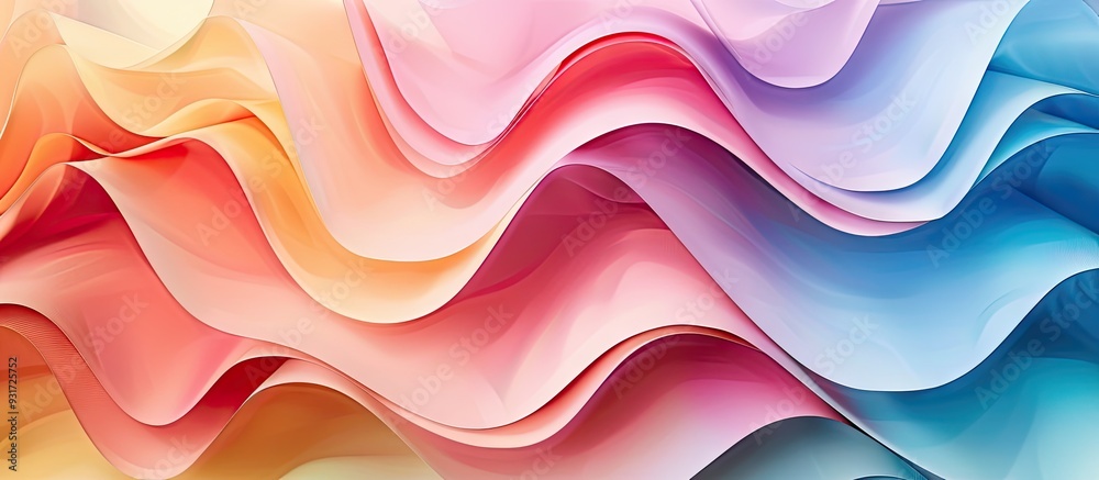 Poster Multicolored paper backdrop Paper texture suitable for copyspace design