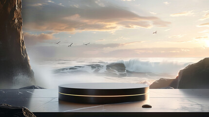 Minimalist Product Display Podium