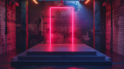 Minimalist Product Display Podium