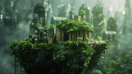 Minimalist Empty Podium for Product Presentation