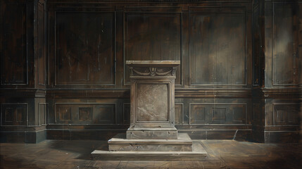 Minimalist Product Display Podium