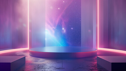 Minimalist White Podium for Product Display