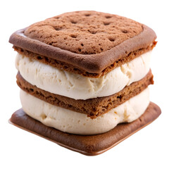 Chocolate ice cream sandwich