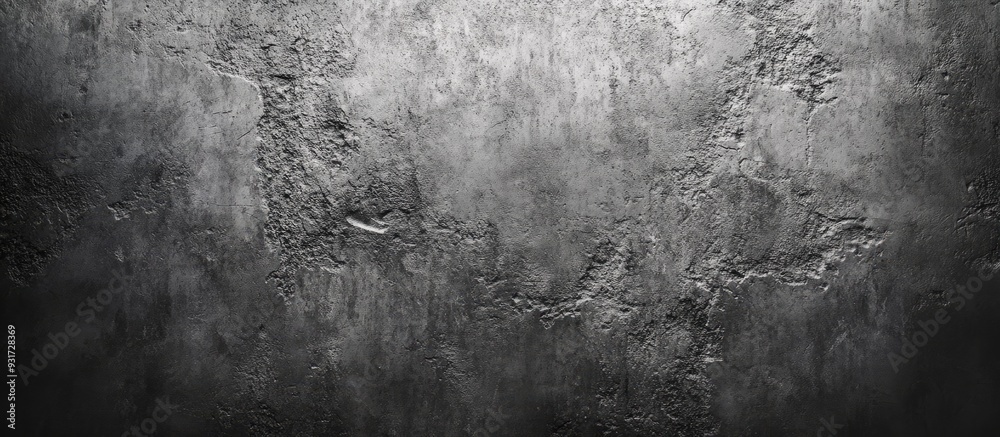 Fototapete grey textured wall with dark edges. with copy space image. place for adding text or design