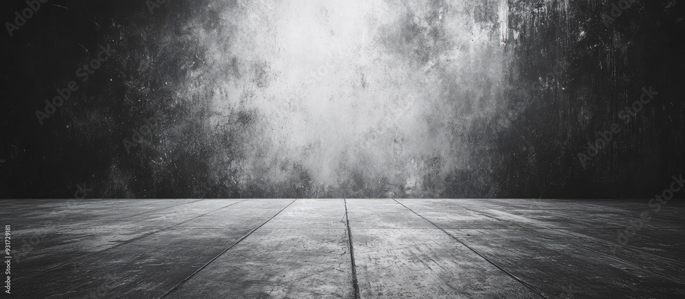 Poster black and white grunge backdrop featuring textured space. with copy space image. place for adding te
