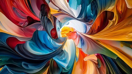 Psychedelic swirl pattern with vivid green and pink hues, perfect for abstract wallpaper design