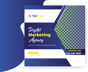  Creative Digital marketing agency business social media post banner template design