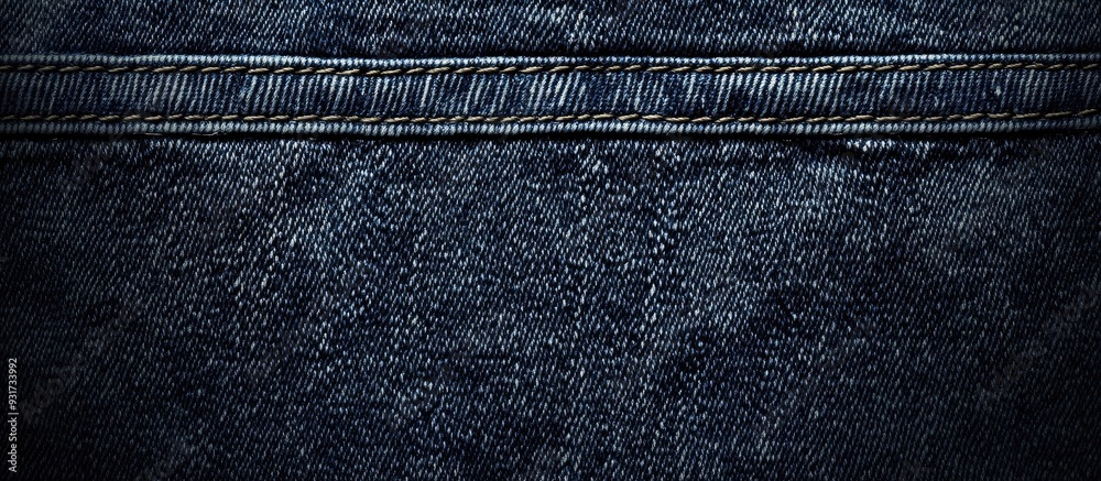 Poster Denim texture of blue jeans. with copy space image. Place for adding text or design