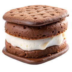 Chocolate ice cream sandwich