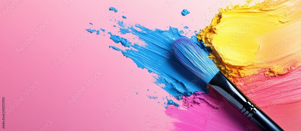 Leinwandbilder Color Shade Design Colorful Palette Concept. with copy space image. Place for adding text or design